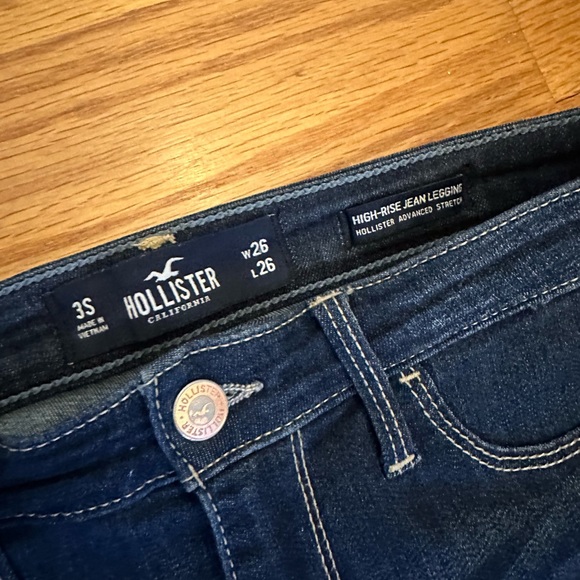 Hollister Dark Wash Jean Legging - Picture 4 of 5